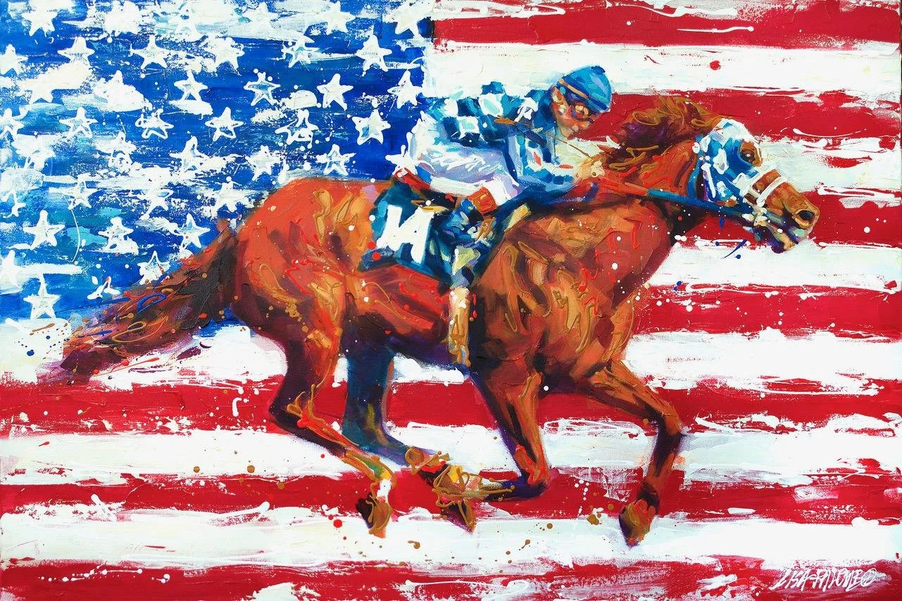 Big Red, White & Blue