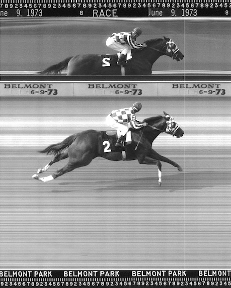 1973 Belmont Stakes Official Finish Line Photo