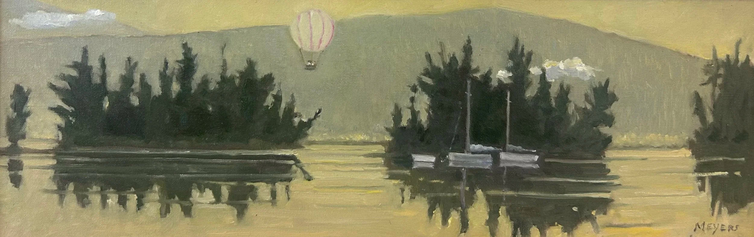 Ballooning on Lake George
