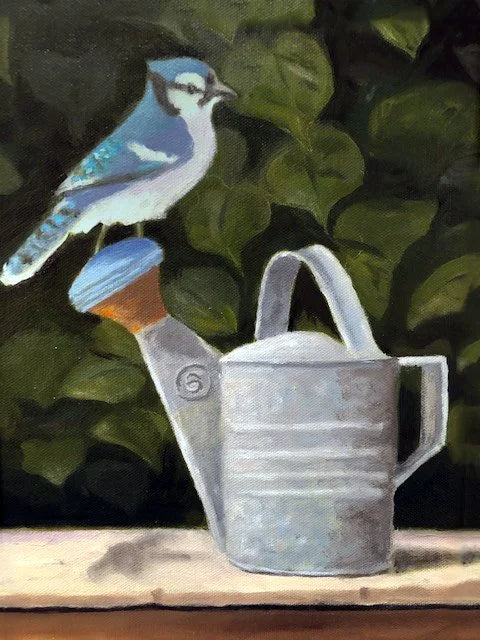 Galvanized Blue Jay