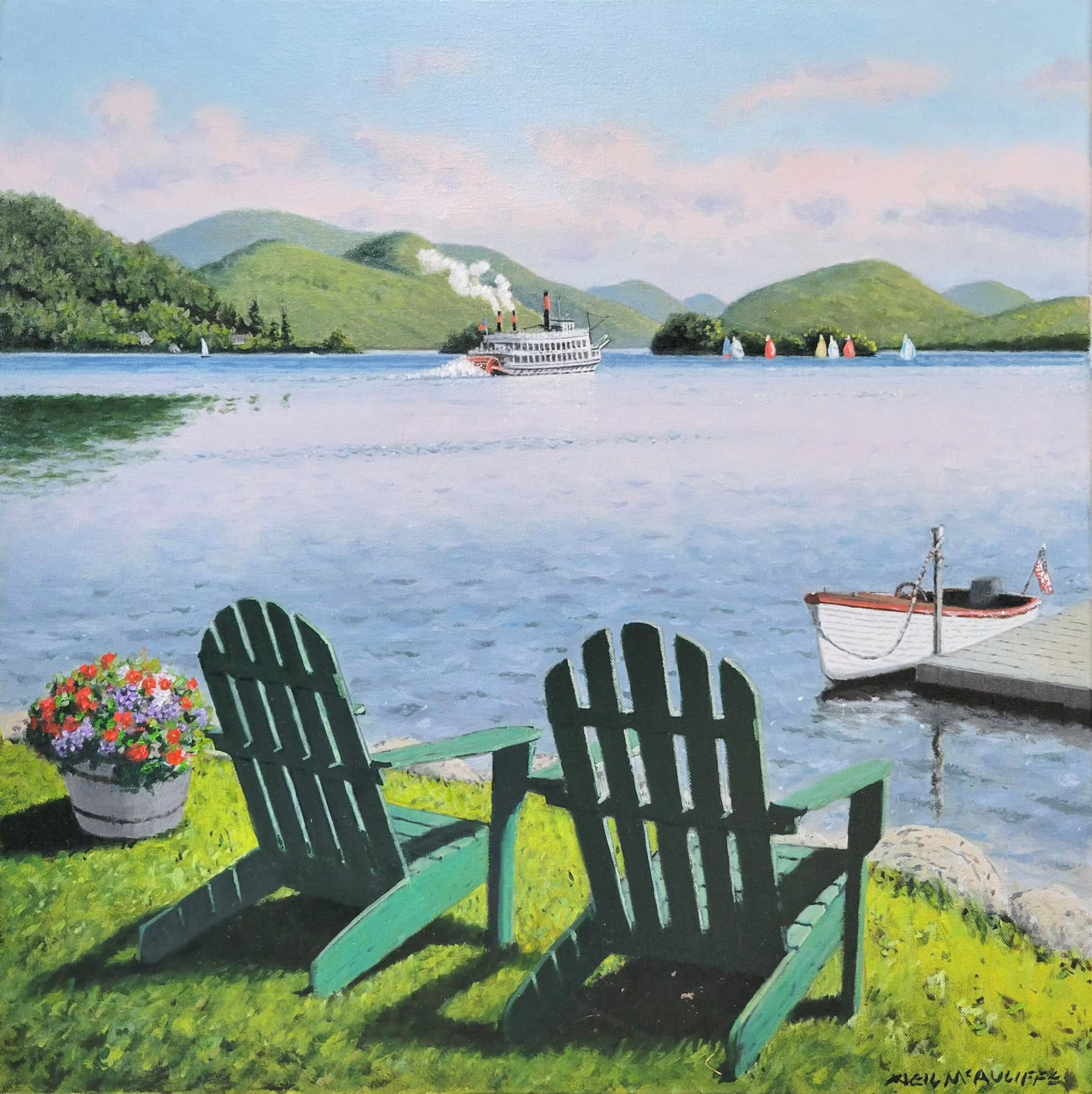 Morning on Lake George