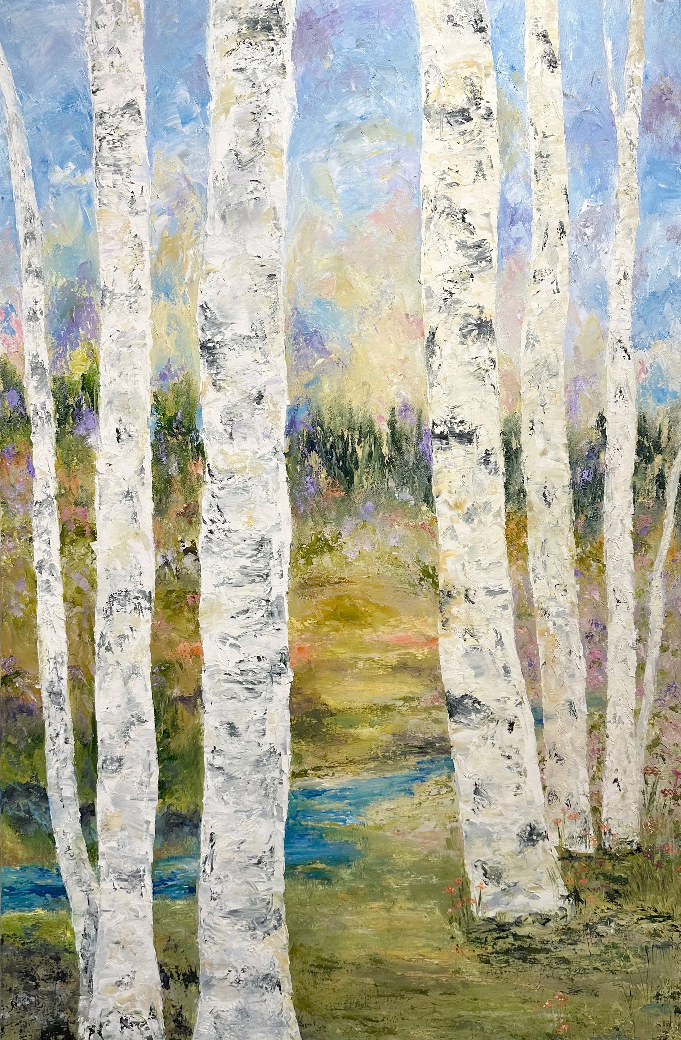 Spring Birches