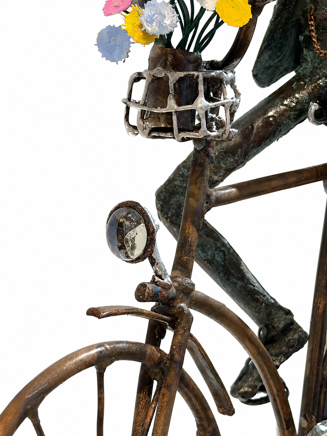 Bicycle Man with Wine