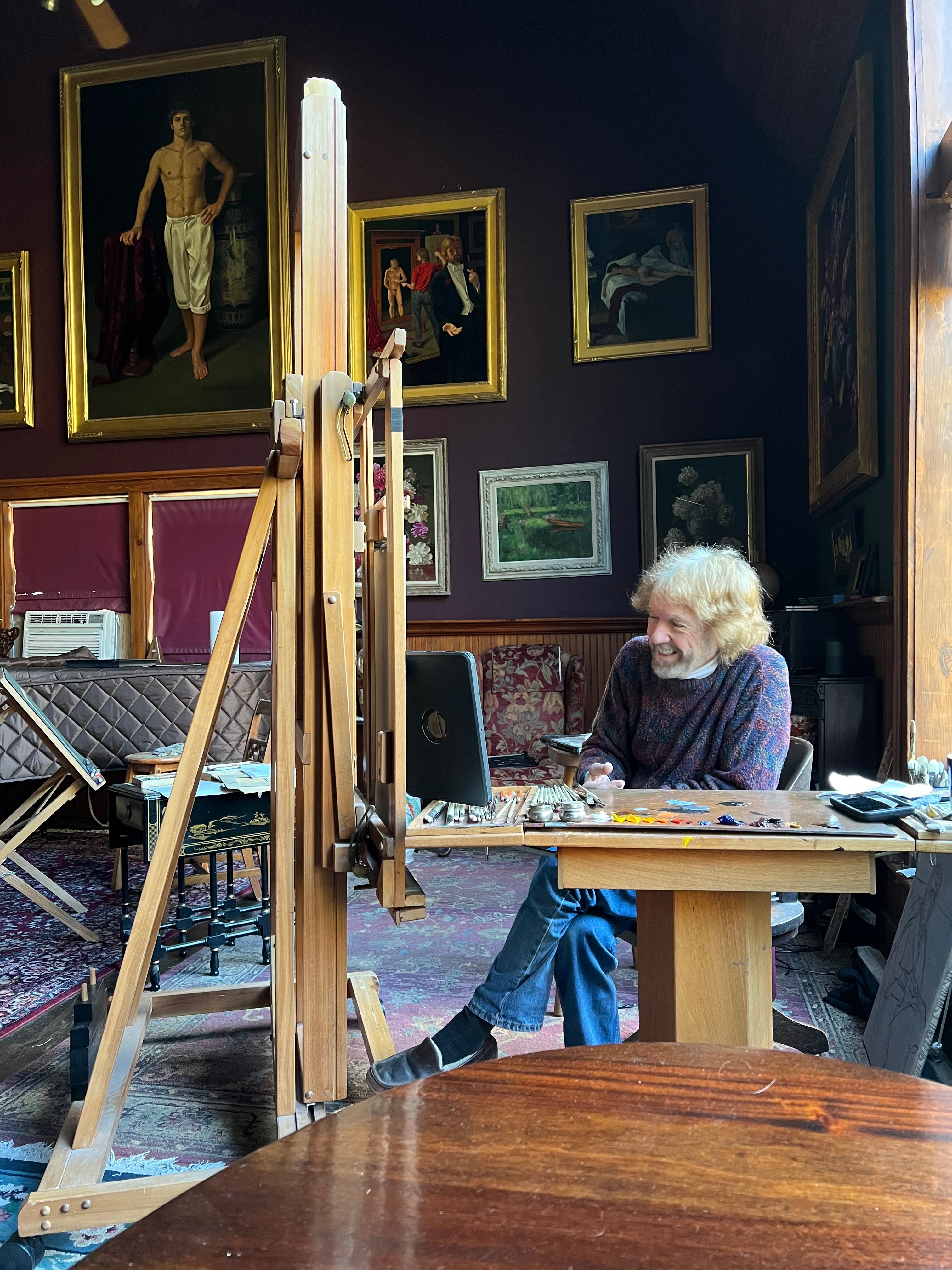 Take a Step into the Studio with Artist Christopher Pierce