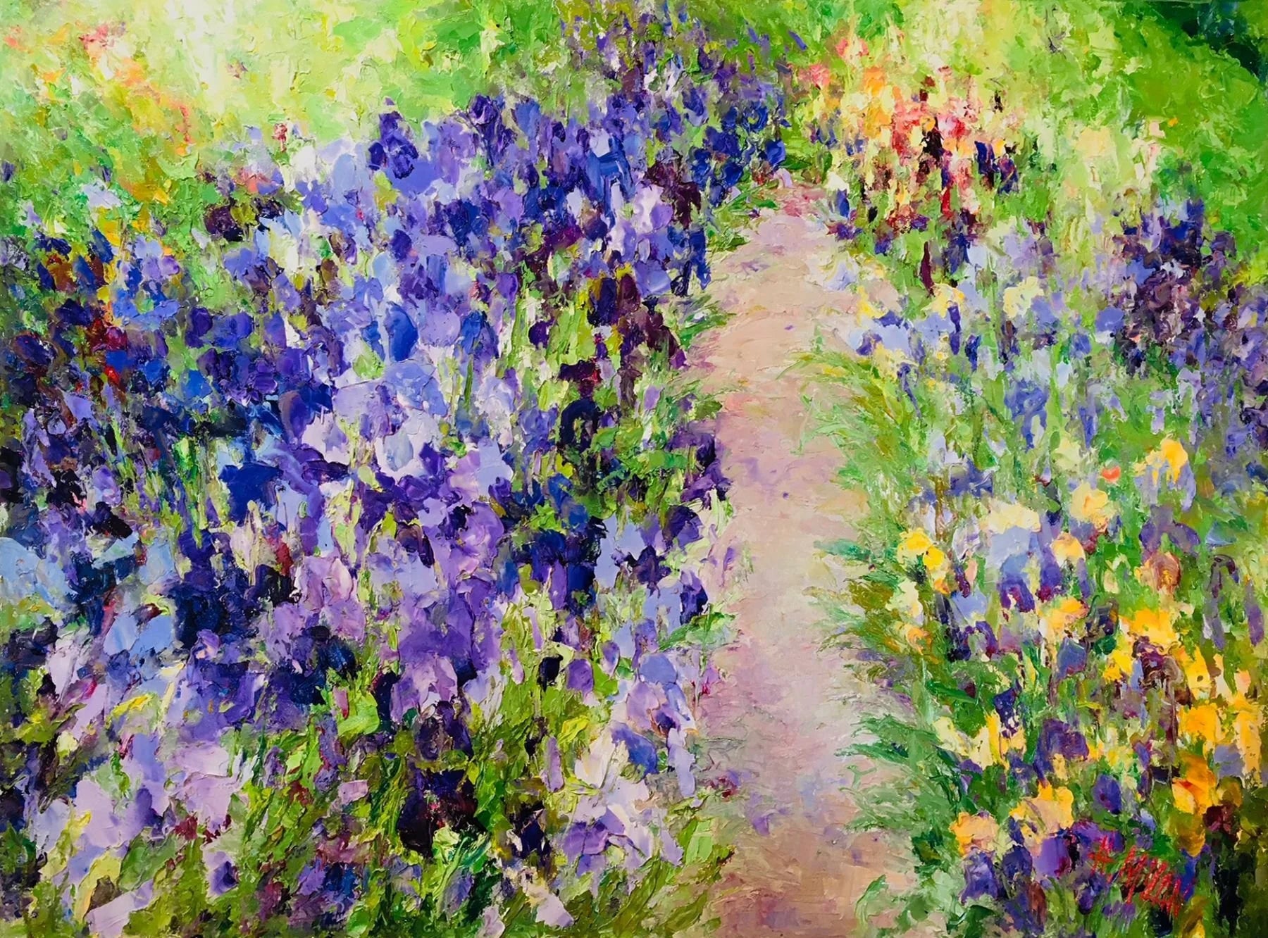 A Swath of Iris