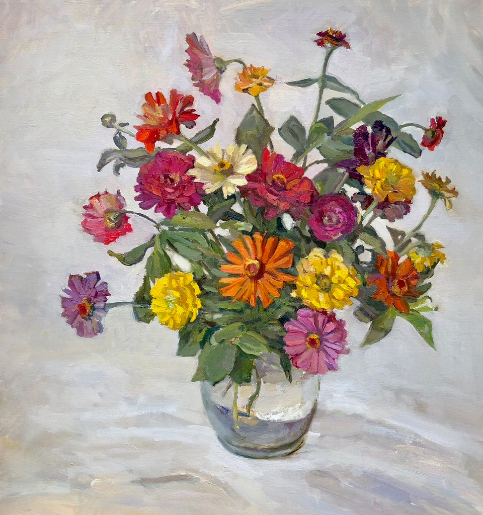 Arrangement of Zinnias