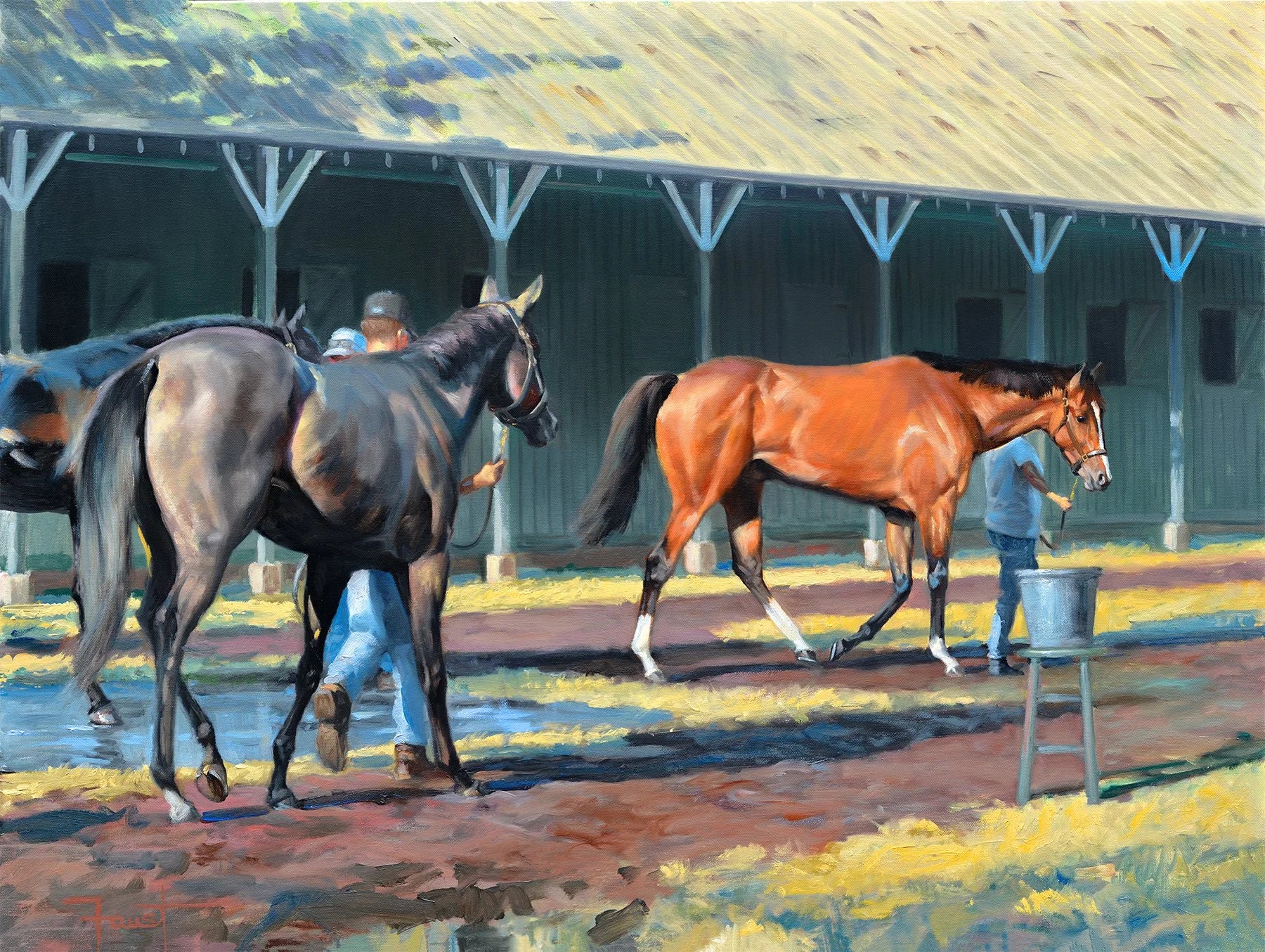 Backstretch Shadows