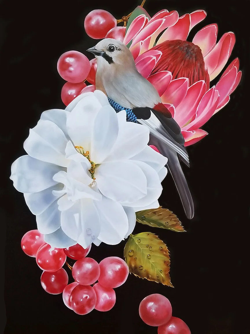 Bird and Grapes
