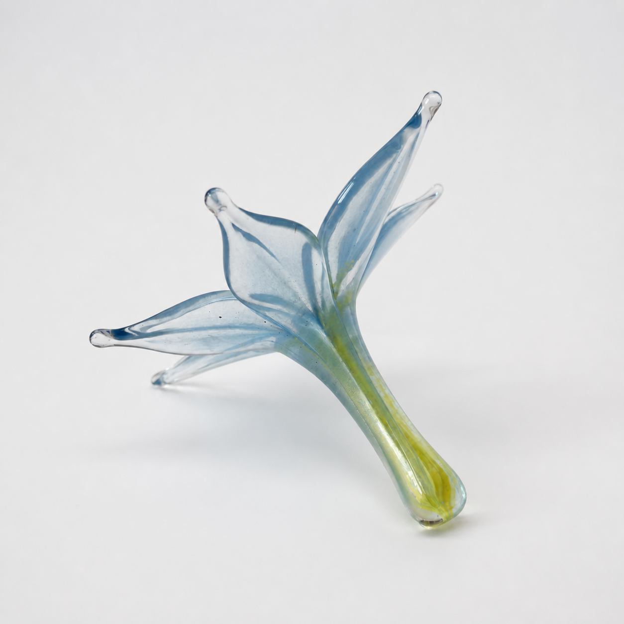 Mundgeblasener Glas-Blumen-Ringhalter