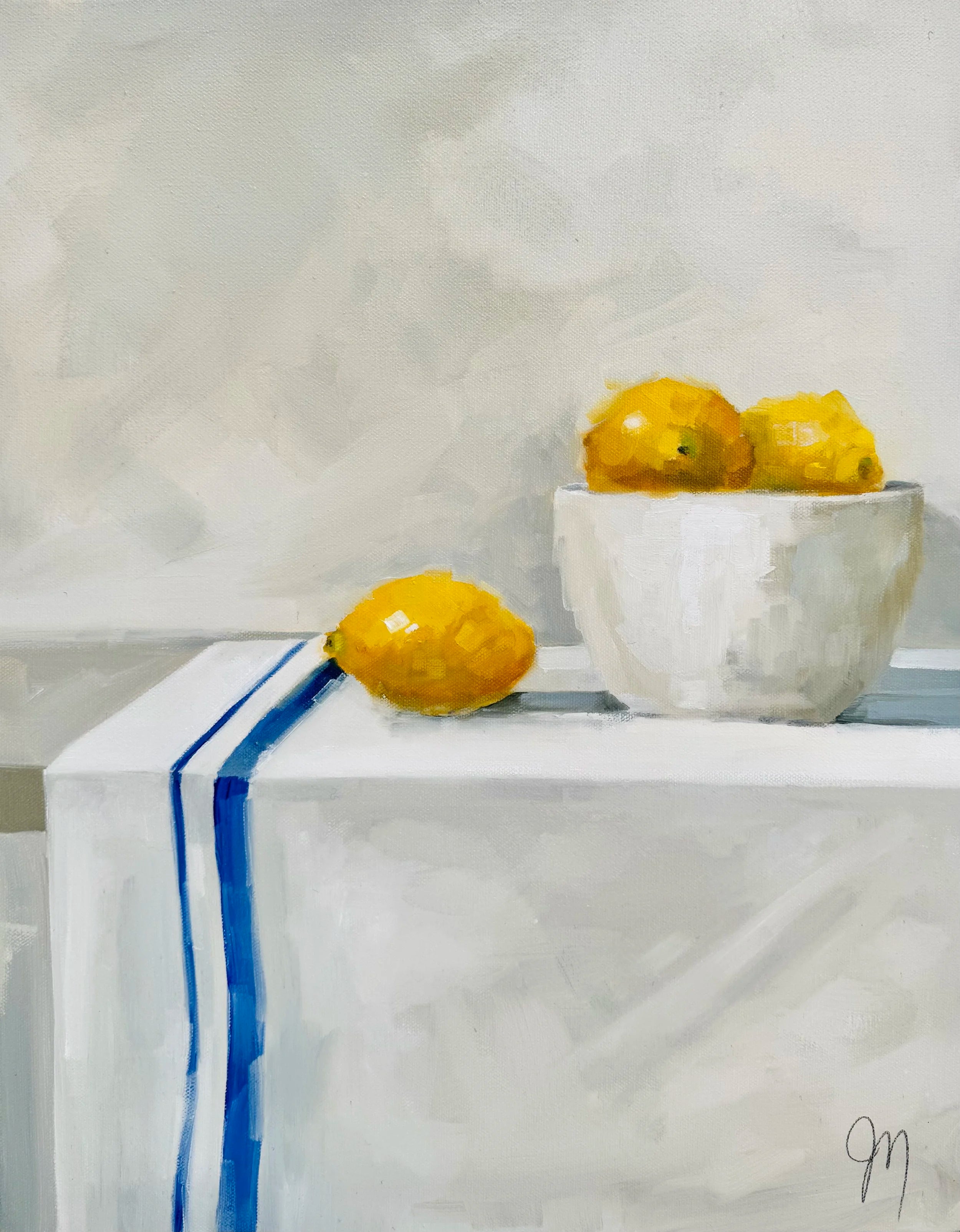 Blue Stripe and Lemons