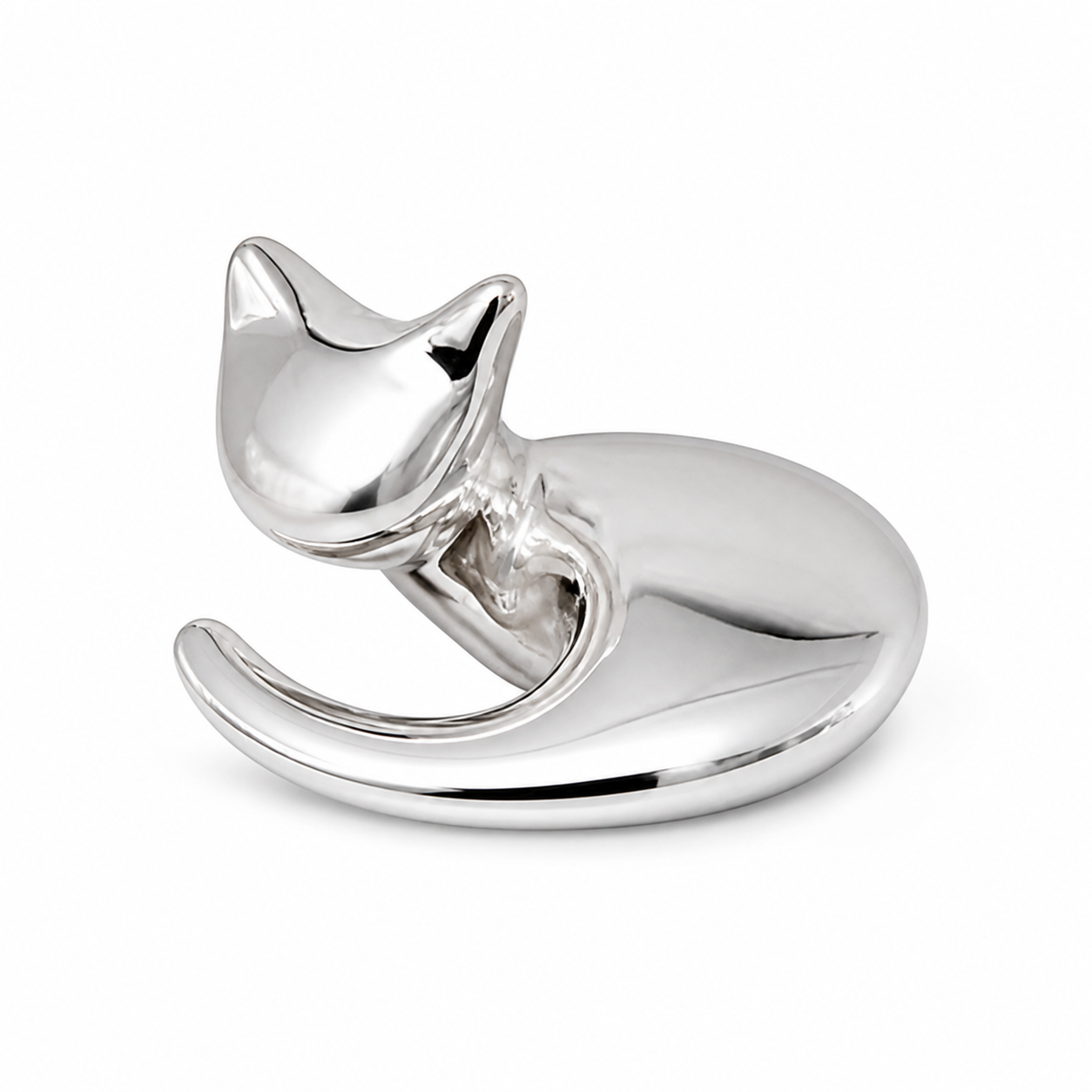 Curled Up Cat