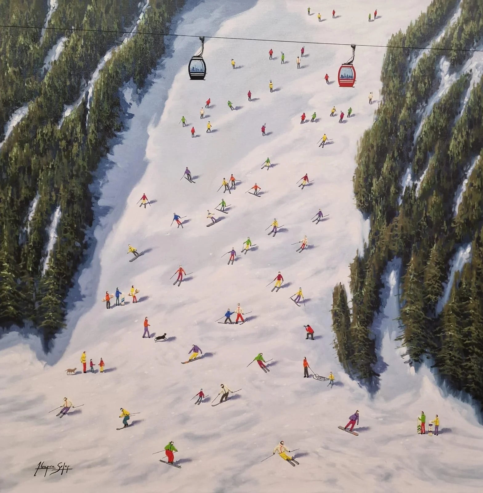 Down the Slope