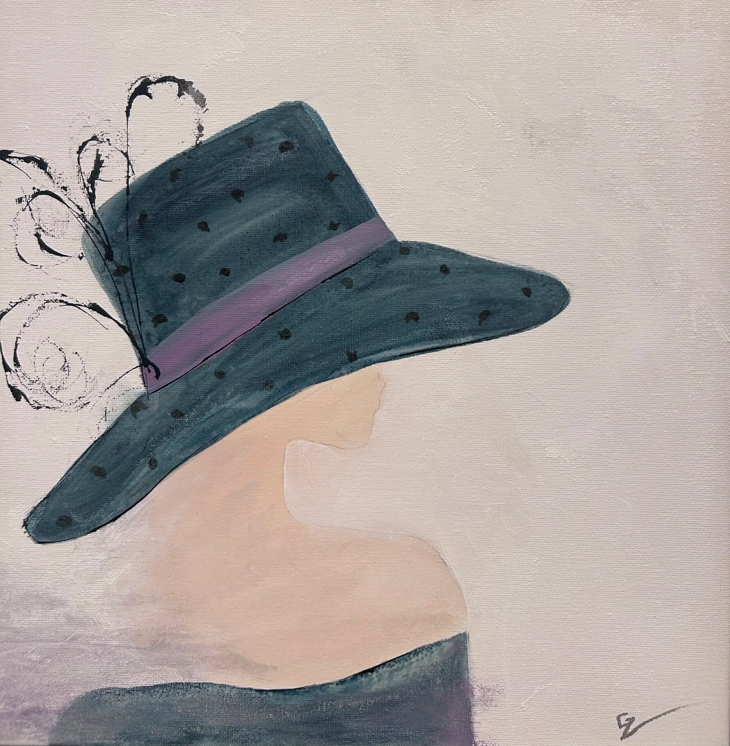Green and Purple Hat