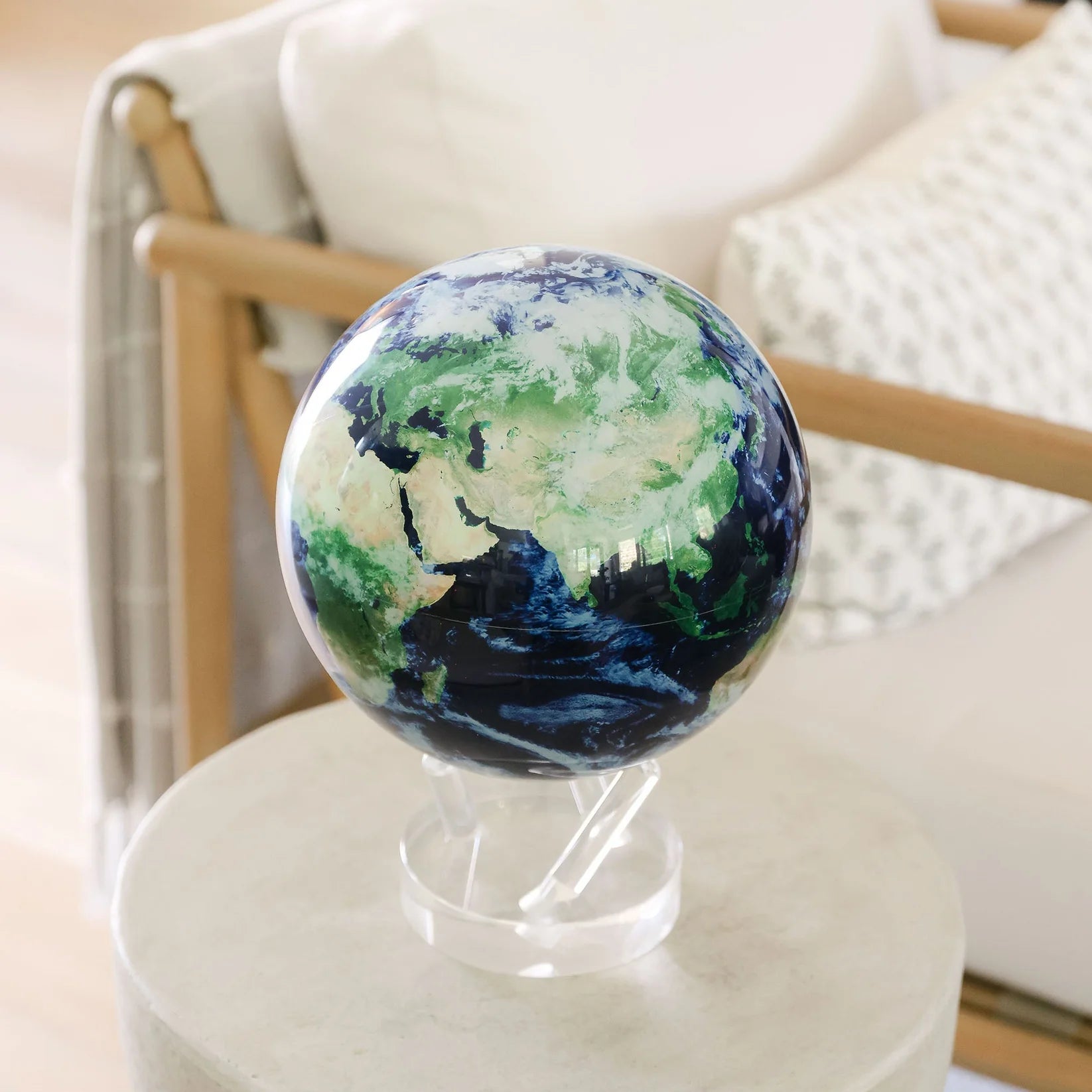 Earth with Clouds