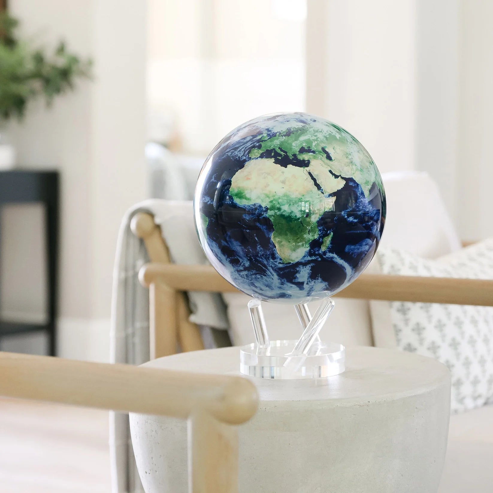 Earth with Clouds