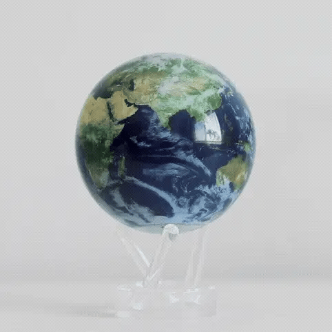 Earth with Clouds