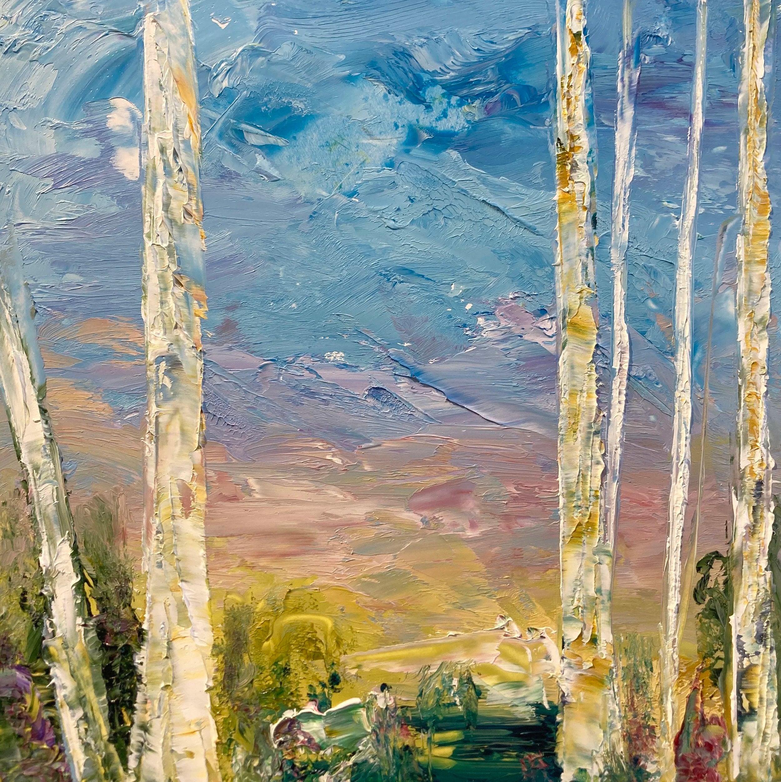 Sunset Birch