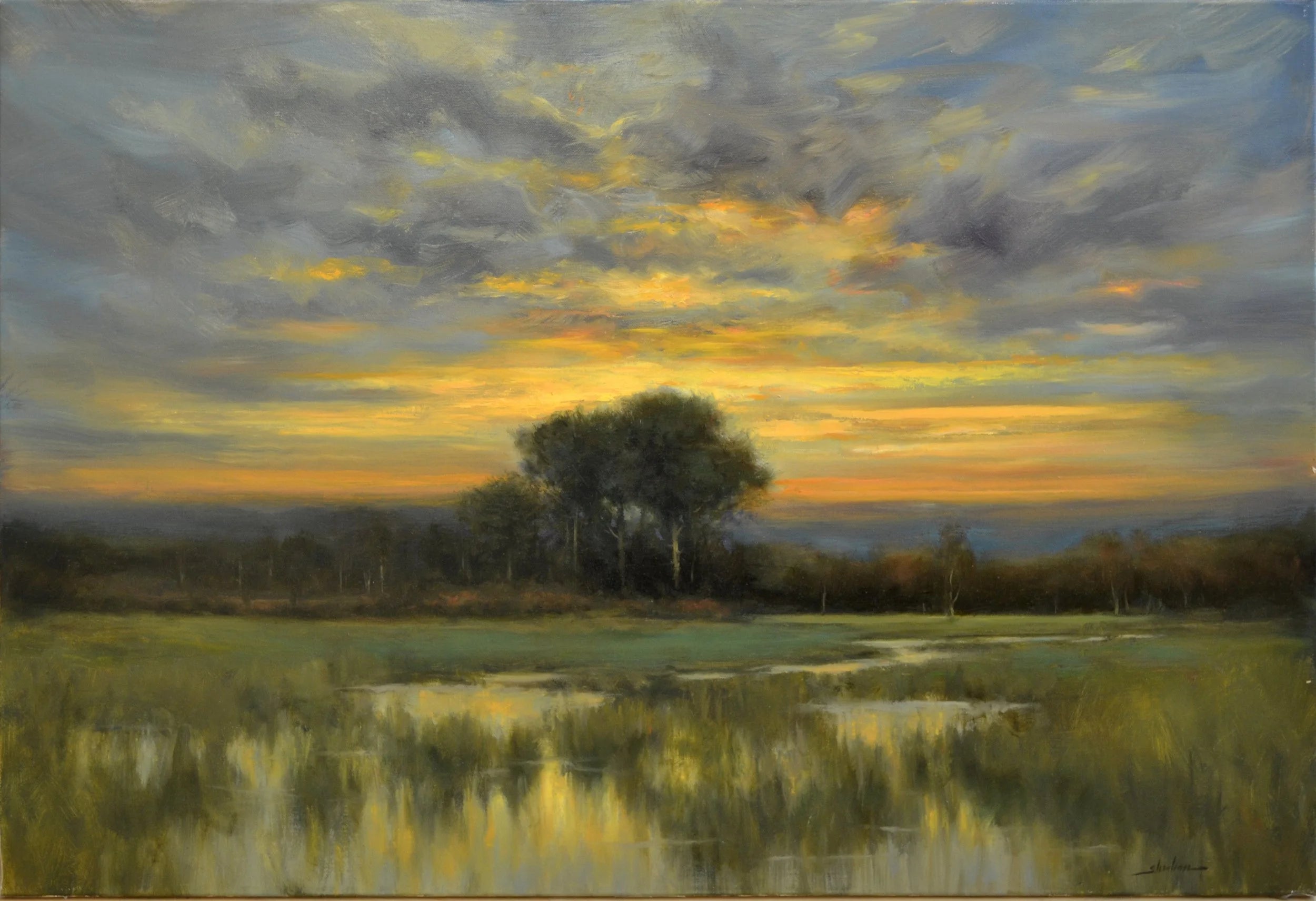 Sunset on the Glen