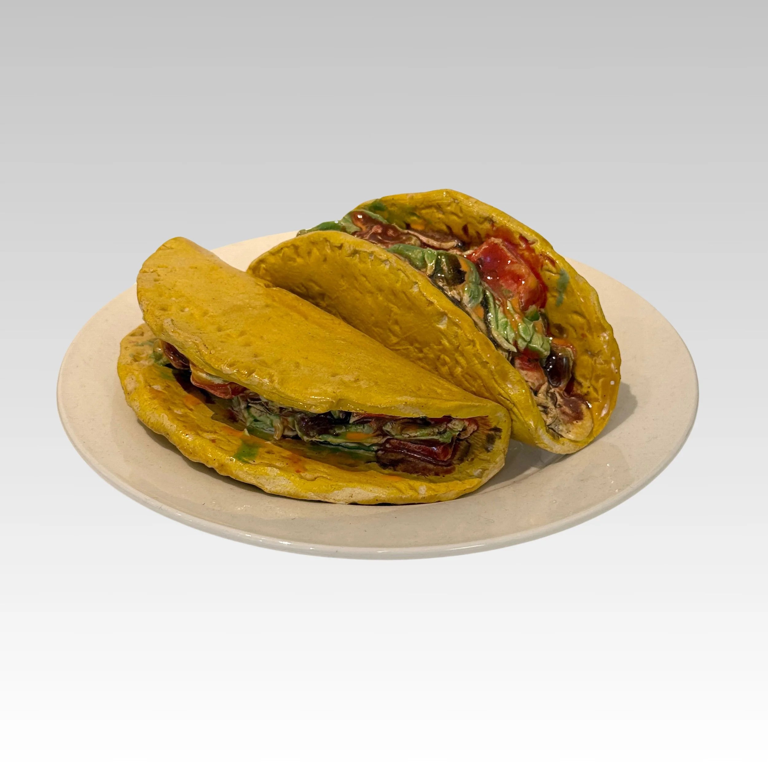 Tacos on Plate