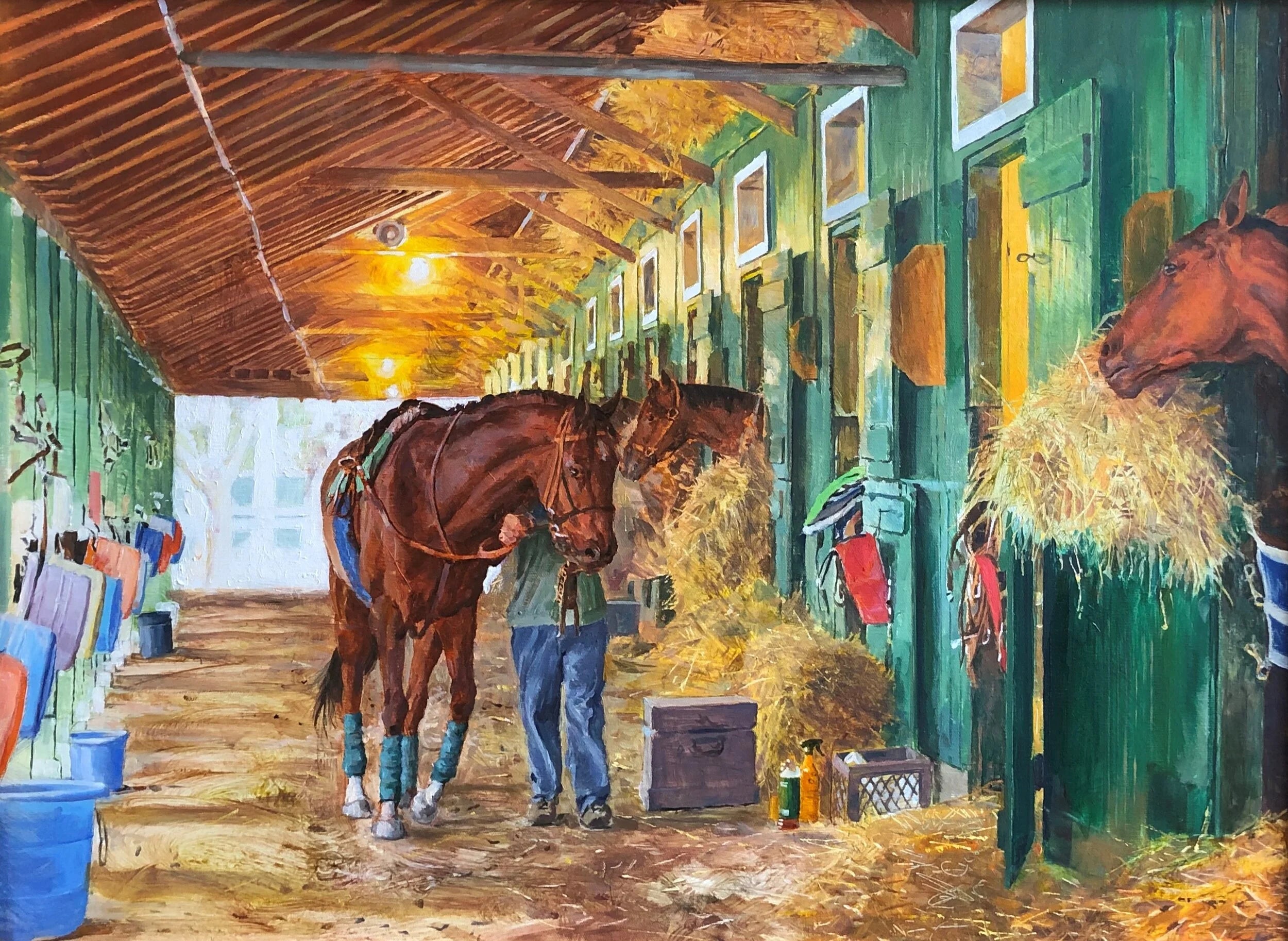 Walking in the Stable