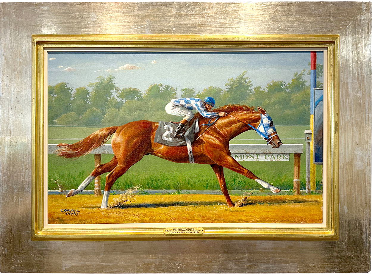 Secretariat gewinnt die Belmont Stakes mit 31 Längen Vorsprung