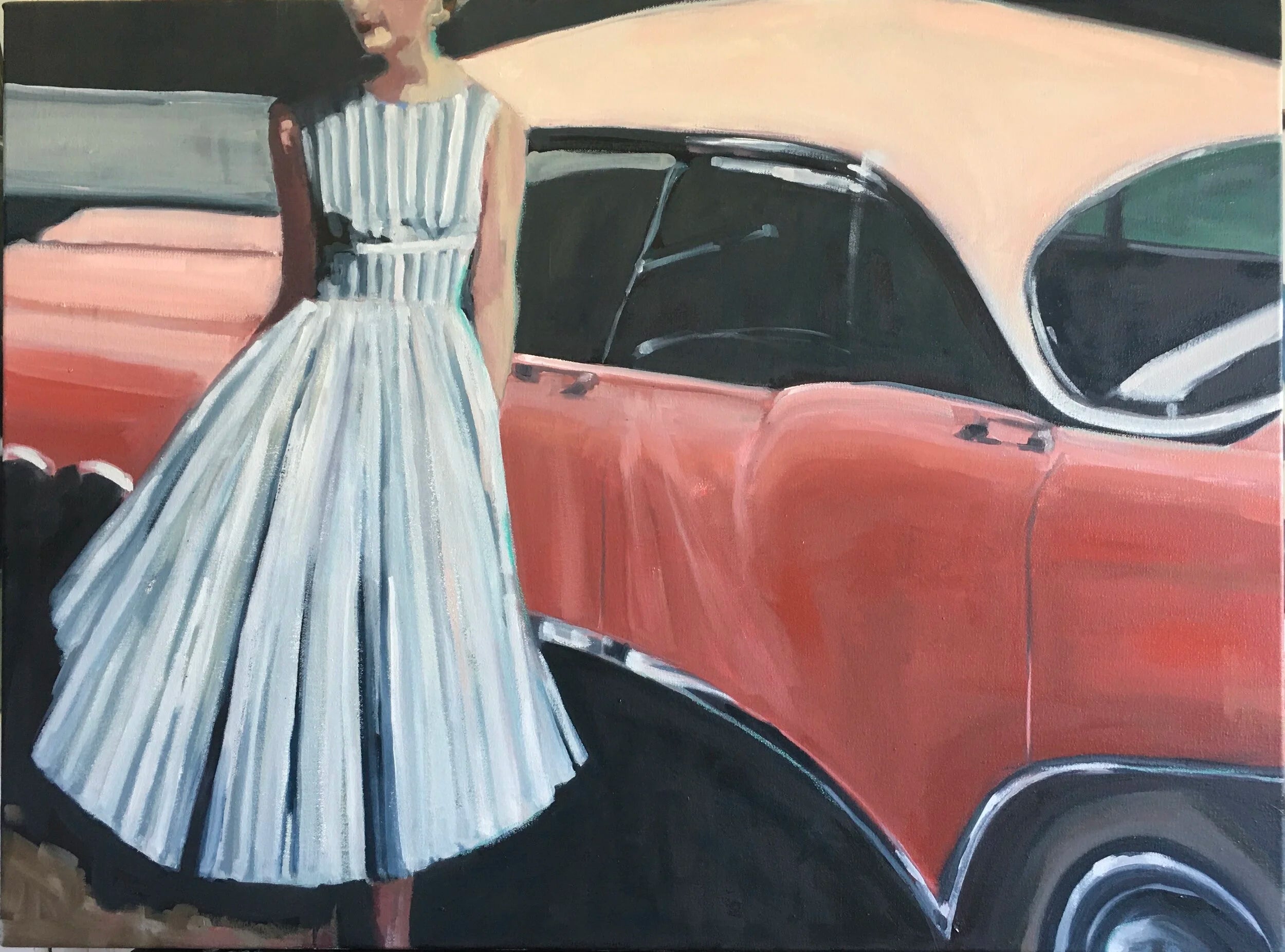 Woman with Car