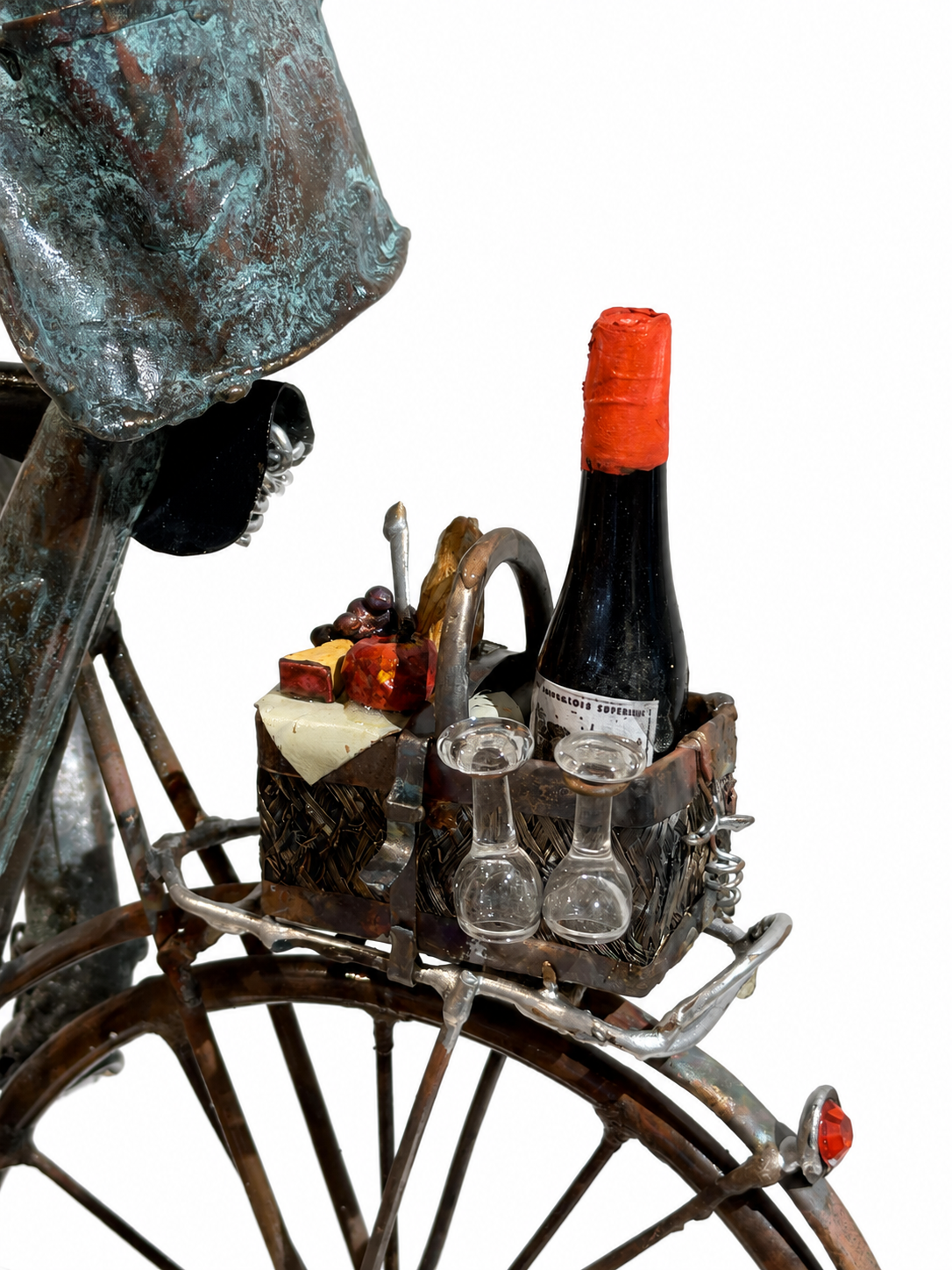 Bicycle Man with Wine