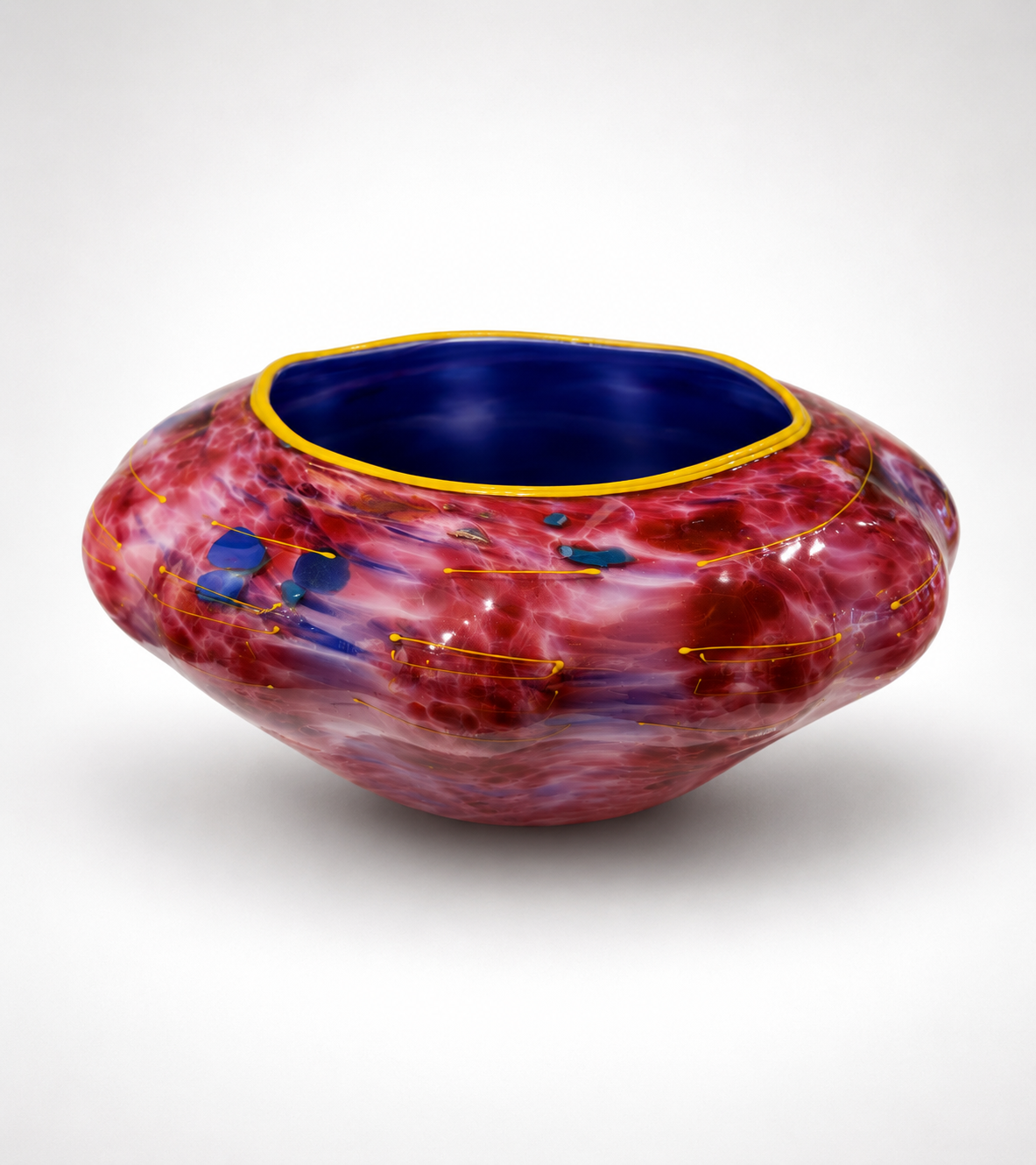Shell Ruby & Cobalt Bowl