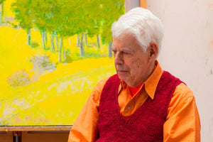 Wolf Kahn portrait