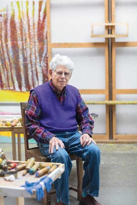 Wolf Kahn artist portrait